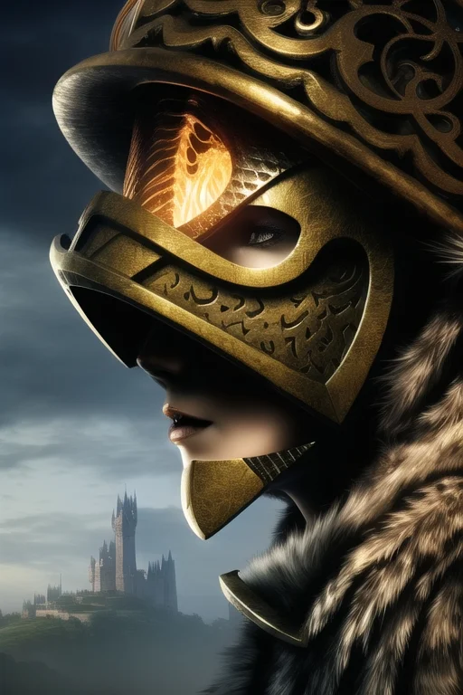 Elden Ring Style, Closeup Of An Epic Warrior, Extremely High...