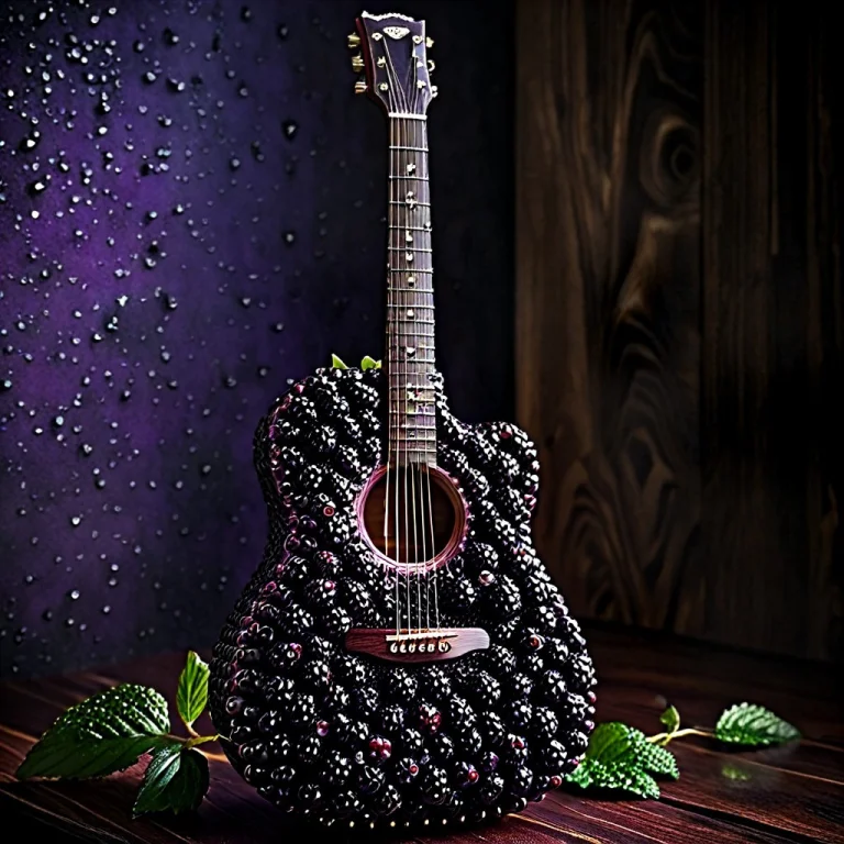 Blackberryworld, An Acoustic Guitar Crafted Entirely From Gl...