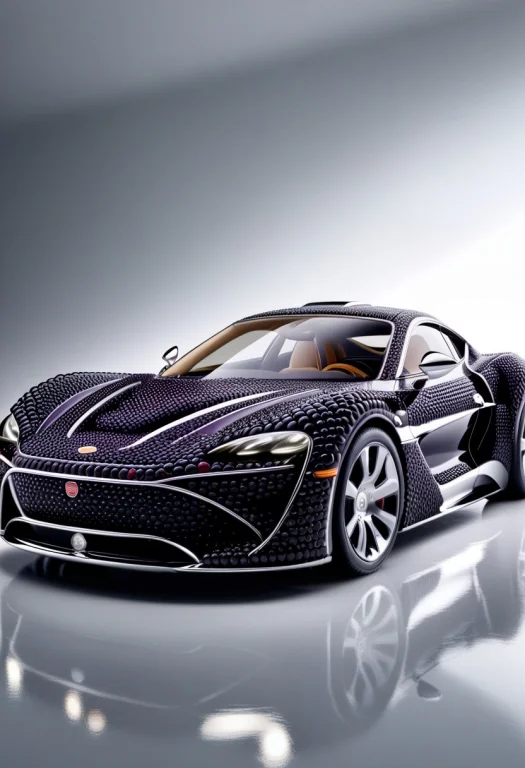 A Sleek Blackberryworld Sports Car, Art Deco Blackberryworld...