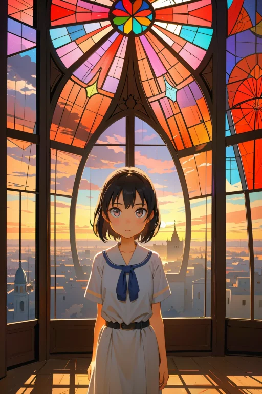 1girl, Loracello20000v10.8, Concept Art, Landscape Of A Evil...