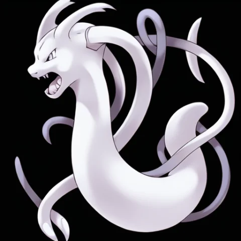 Lorapokemonloraworkin1600.5 Sugimori Ken Style Pokemon Creat... — Stable Diffusion AI Prompt: sugimori ken \(style\) pokemon \(creature\) mewtwo dragonair, solo, open mouth,...