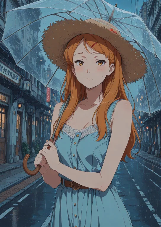 Loramegumisokabeilxl0.7 Sokabe Megumi, Long Hair, Orange Hai...