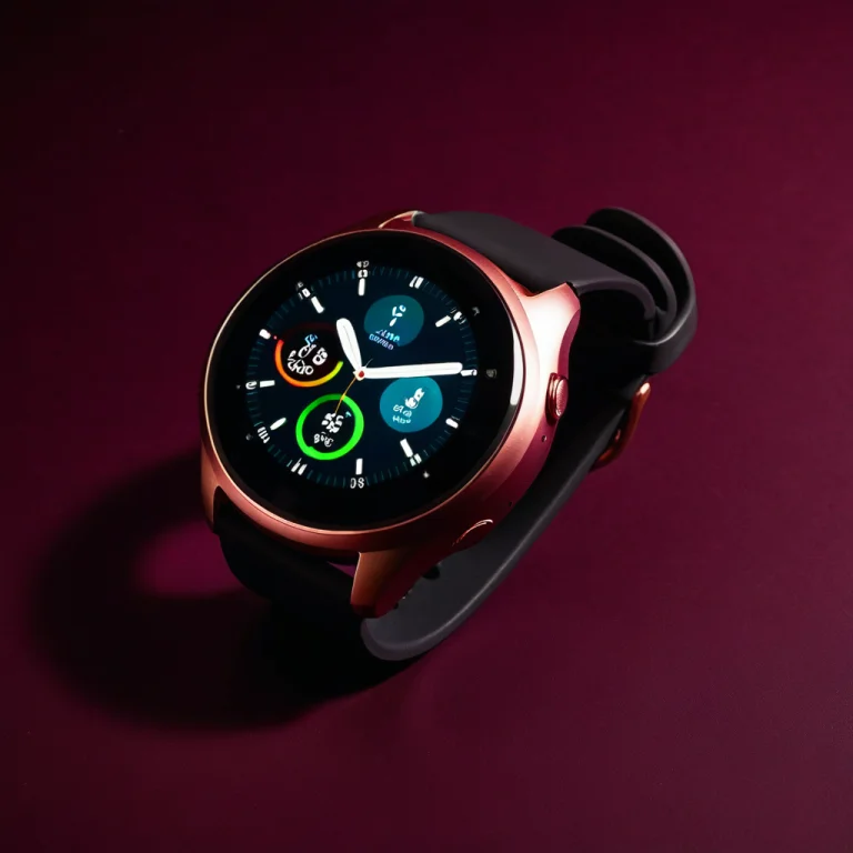 Loratech2matteburgundyv10.80, Techburgundy, A Smartwatch On...