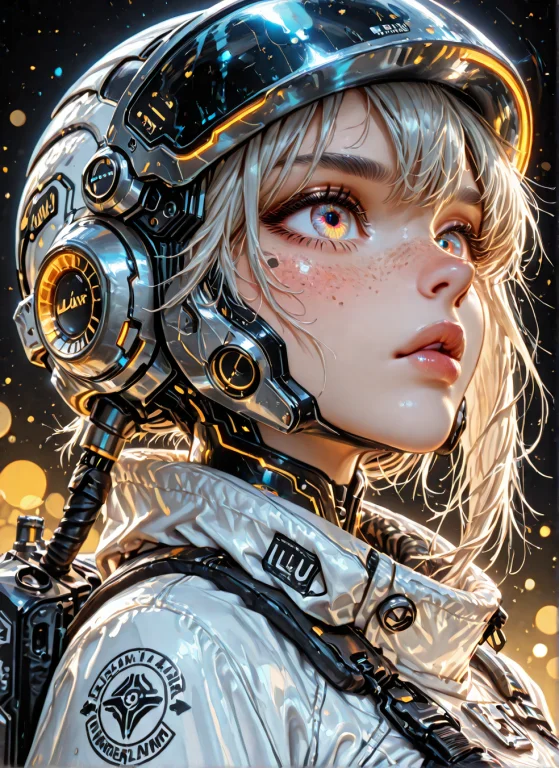 Futuristic Style Biomechanical Cyberpunk 4ur4illu,shiny, 4ur...