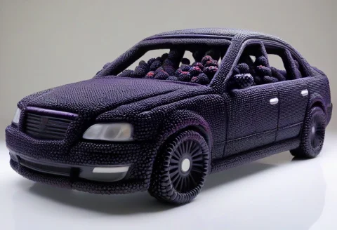Car Made Of Black Berry, Blackberryworld — SDXL AI Prompt: car made of black berry, blackberryworld