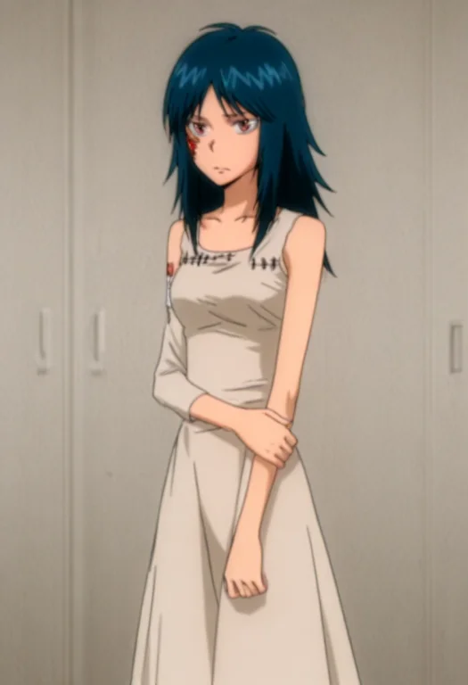 Lal Mirch Katekyo Hitman Reborn, Solo, 1girl, Long Hair, Blu...