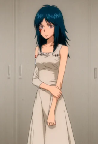 Lal Mirch Katekyo Hitman Reborn, Solo, 1girl, Long Hair, Blu... — Stable Diffusion AI Prompt: lal mirch (katekyo hitman reborn!), solo, 1girl, long hair, blue hair, red eyes,...