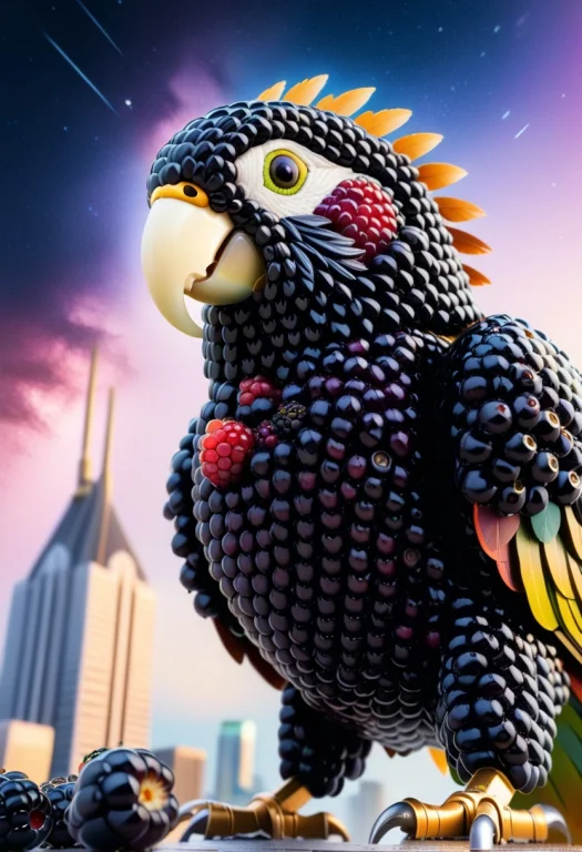 Blackberryworld Statue Of A Massive War Robot Parakeet, Made...