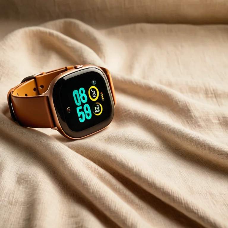 Loratech2linentexturev10.80, Techlinen, A Smartwatch On A Fi...
