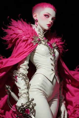 Very Aesthetic, Foreshortening Stylized Clothes, Unique Angl... — Stable Diffusion AI Prompt: Very aesthetic, foreshortening stylized clothes, unique angle, posing, solo., fe...