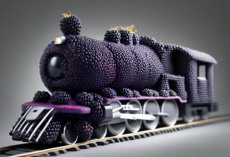 Train Made Of Black Berry, Blackberryworld