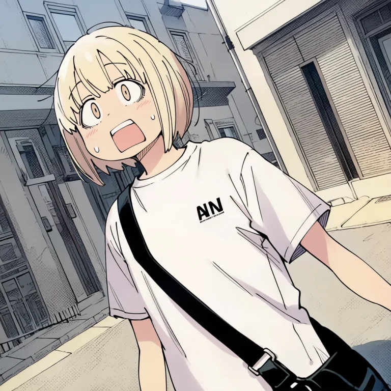 Ytmuchinonna, A Young Woman, Bob Cut, Blonde Hair, Brown Eye...