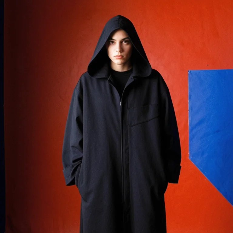 German Supermodel, In The Style Of Yohji Yamamoto, 1980s Ava...