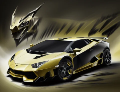 Lamborghini Car, Flonixmatyukhinft — Stable Diffusion AI Prompt: lamborghini car, FlonixMatyukhinft