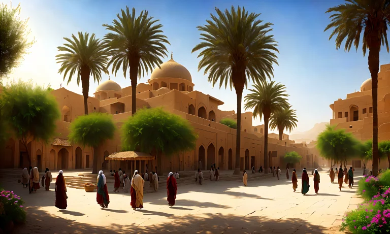 Photograph Of Tkenv Ancient Environment Style, Persian City,...