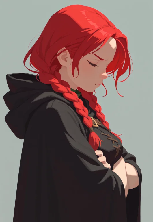 Embeddingillusp0s, G00se, No Lineart, 1girl, Rogue, Red Hair...