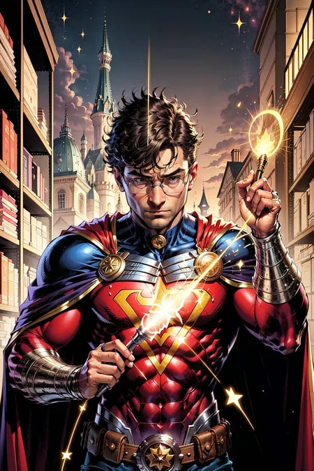 Jim Lee, 1boy, Young Harry Potter ,superhero,child, Glasses,...