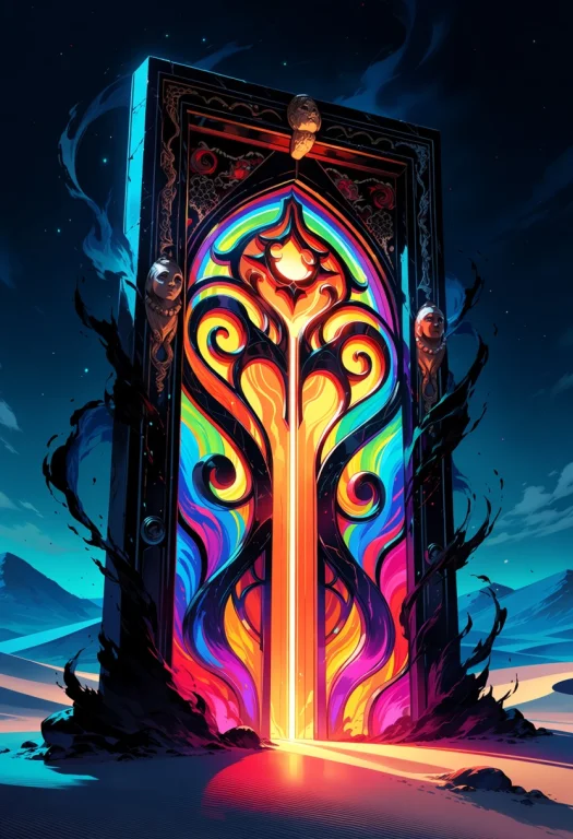 Loradoor In Out Natural Scene Flux1.d Lora1, Giant Door, Ga...