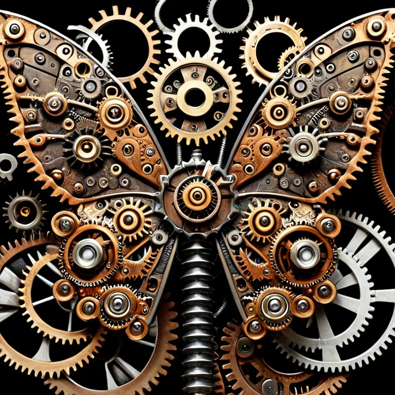 A Close-up Of A Large Butterfly With Outspread Wings Resting...