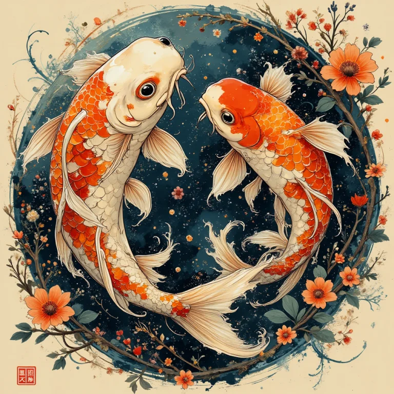 Koi Fish Symbolize Perseverance, Luck, And Transformation,be...