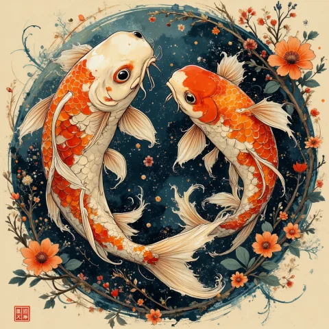 Koi Fish Symbolize Perseverance, Luck, And Transformation,be... — FLUX AI Prompt: Koi fish symbolize perseverance, luck, and transformation,best_of ,
