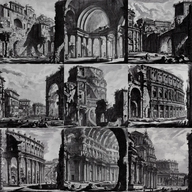 Etching By Ilsgiovannibattistapiranesi