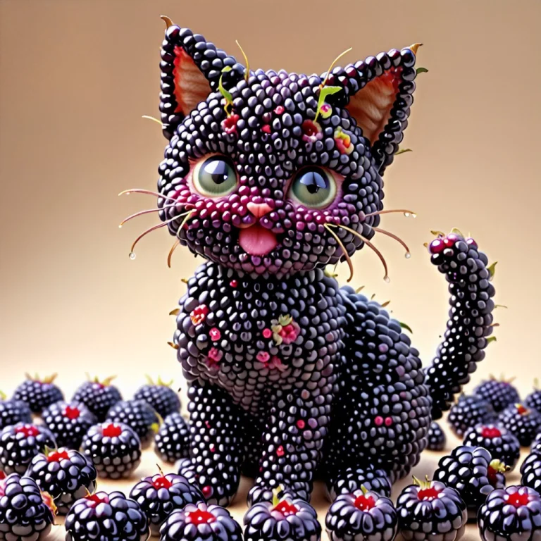 Kitten Made Of Blackberries, Blackberryworld