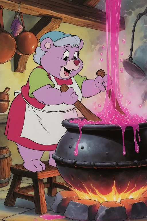 1980s Disney Tv Animation Style, Gummi Bears Cartoon Aesthet...