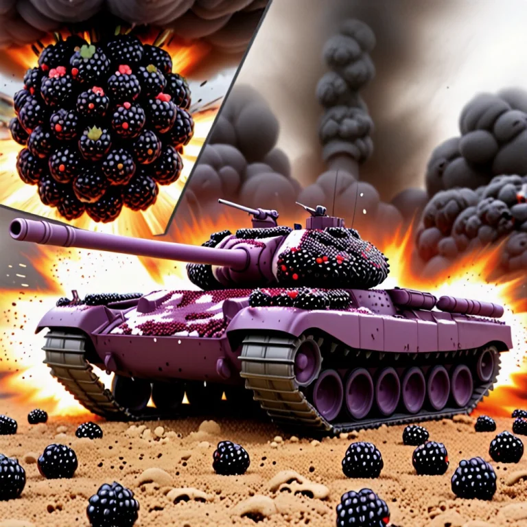 Blackberryworld T-72 Tank, Blackberryworld Explosion