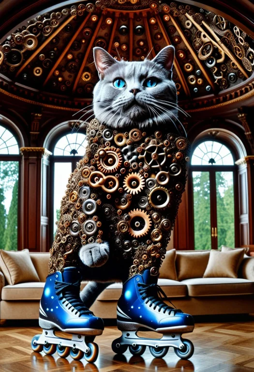 All Made Of Gears2.1, Cat3, Indoors Made Of Gears2, Backgrou...