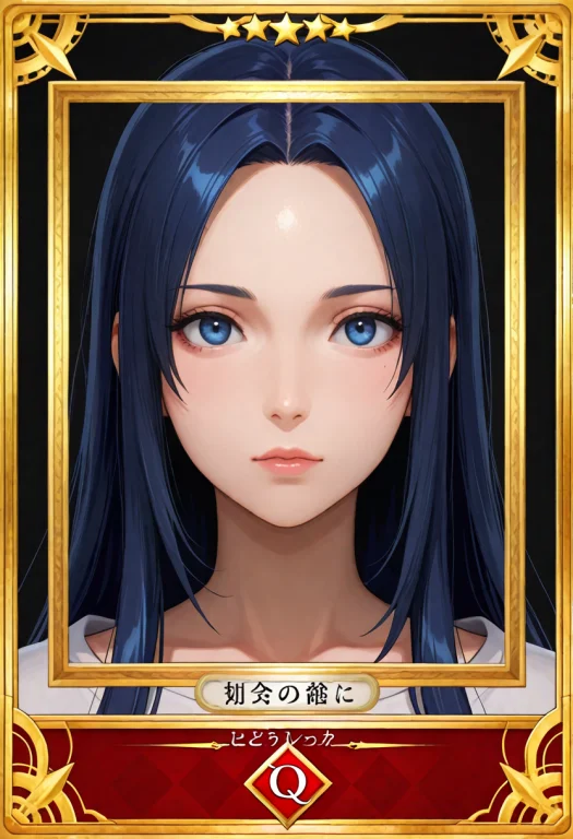 Sfw,bestquality,sourceanime,card Frame,1citizens,solo,notext