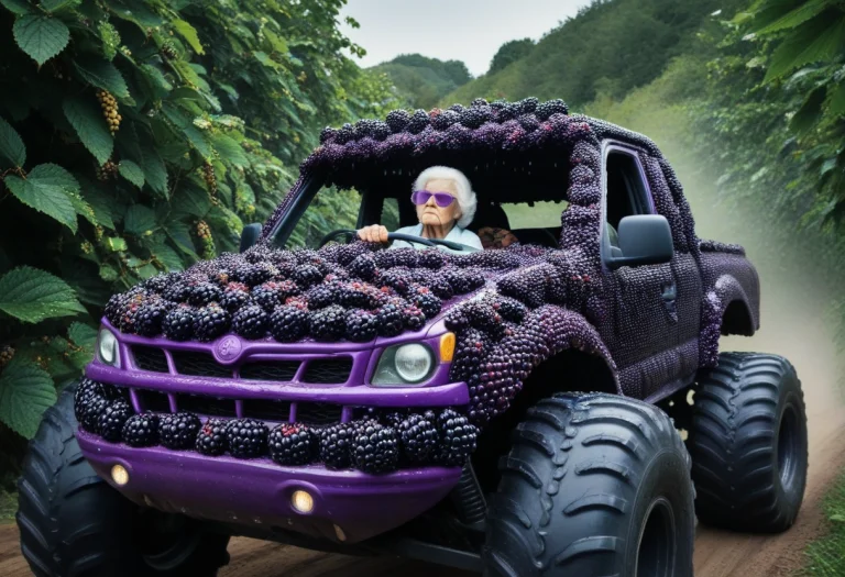 Blackberryworld, An Elderly Grandmother Made Entirely From G...