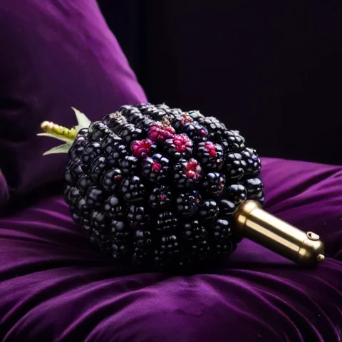 A Military Hand Grenade Resting On A Luxurious Velvet Cushio... — SDXL AI Prompt: A military hand grenade resting on a luxurious velvet cushion, but the grenade i...