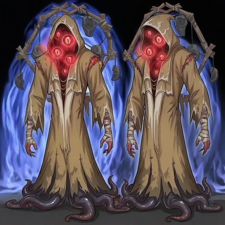 Solo, Male Focus, 1boy, Hasidv, Extra Eyes, Glowing Eyes, Gl...