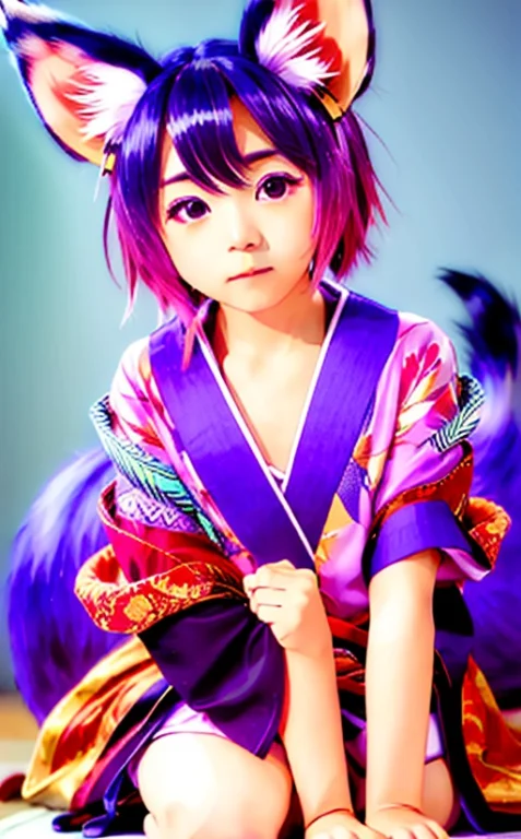 Hatsuse Izuna, Kimono, Fox Ears, Fox Tail,no Game No Life, H...