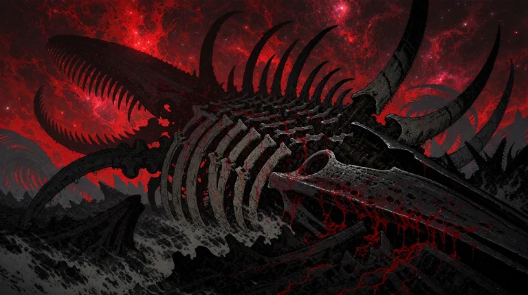 A Surreal, Expansive Landscape Composed Of Colossal, Ancient...