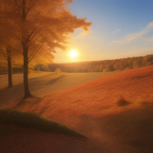 , Autumn, Sun, Land,