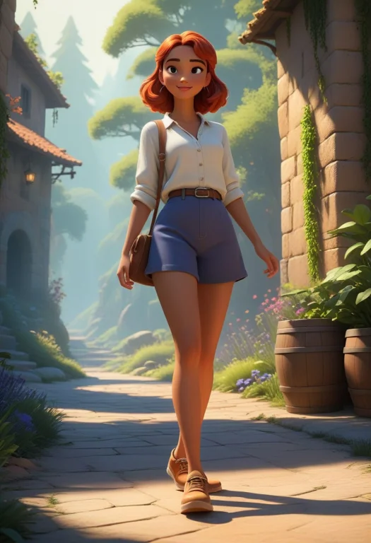 Masterpiece, Best Quality, Full-body Stylized Cartoon Charac...