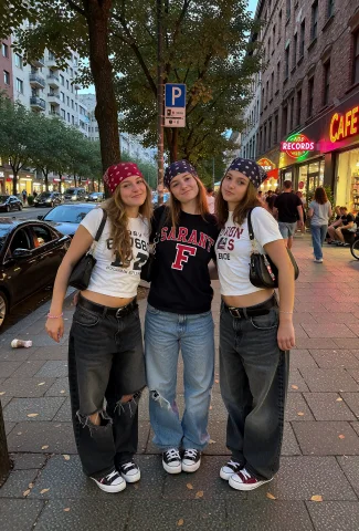 A Vertical Smartphone Ugc Photo Of Three Young Women Two Adu... — Stable Diffusion AI Prompt: A vertical smartphone UGC photo of three young women (two adults, one teenager)...
