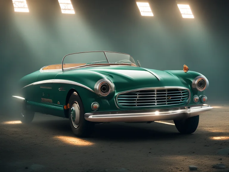 Atom Reactor With Oldtimer Car, Retrofutur5-400, Carhelper,...