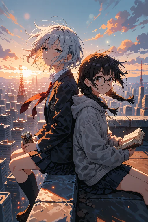 Loraduckymixkrea2epoch10loraf161,, A Cinematic Anime Illustr...