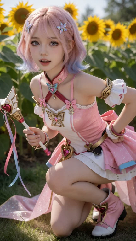 天乃音羽,高清写实风格、细节锐利、肌肤纹理逼真、光影柔美、超...