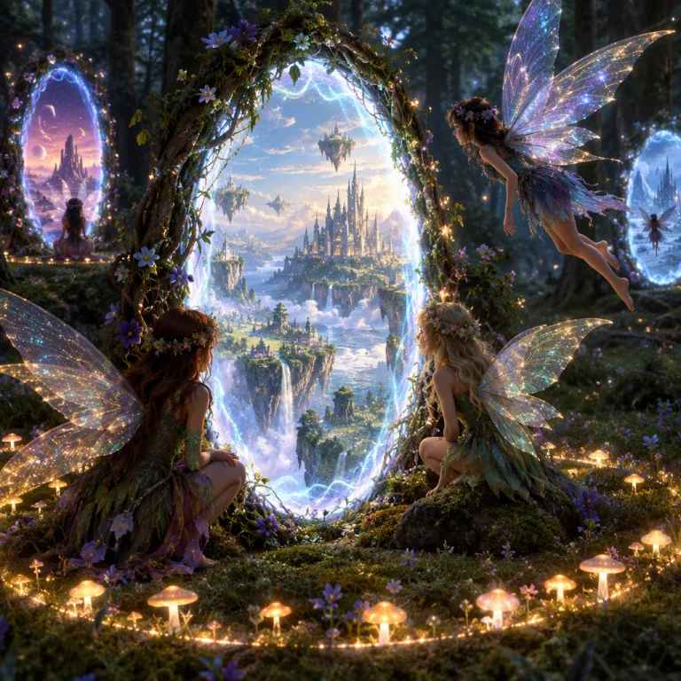 A Fairy Circle Is A Portal To A Parallel World, Make Such Po...