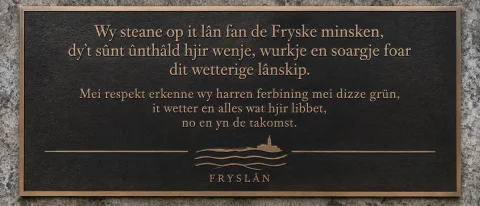 Plaque Land Acknowledgement In Friesland — Stable Diffusion AI Prompt: plaque land acknowledgement in Friesland