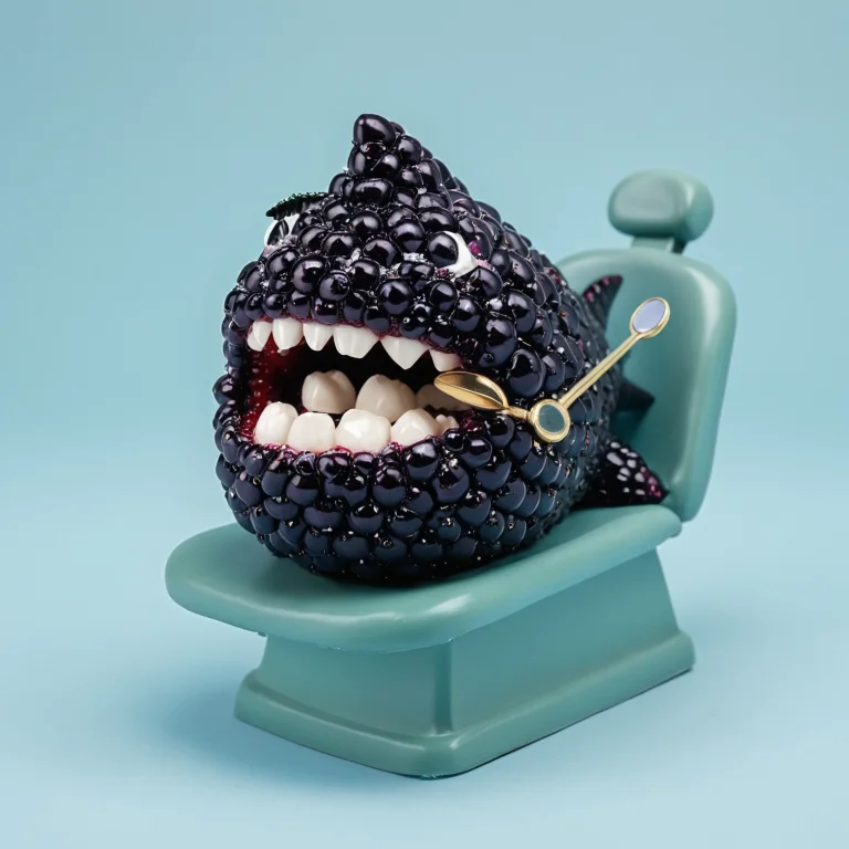 Blackberryworld, A Wide-mouthed Shark Sculpted Entirely From...
