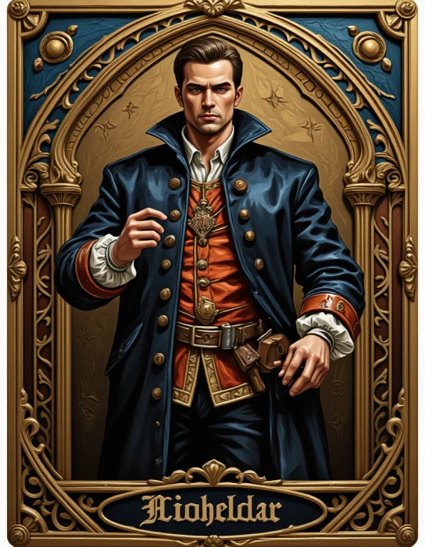 Gta Style Art Of The Nobleman,medieval,card Picture Composit...