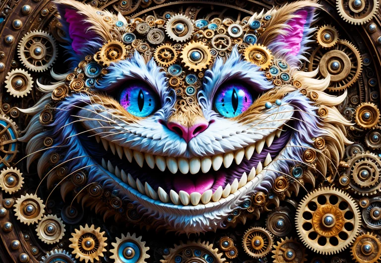 Masterpiece, Best Quality, Amazing Quality, One Cheshire Cat...