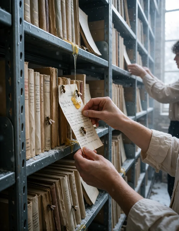 Create An Original Vertical Composition Depicting A Library...