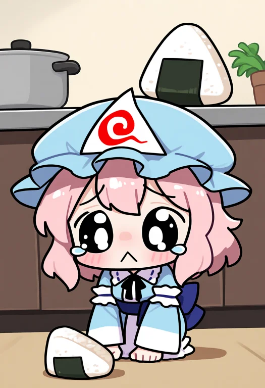 Masterpiece, Best Quality, Aesthetic, Yuyuko Saigyouji, Big...