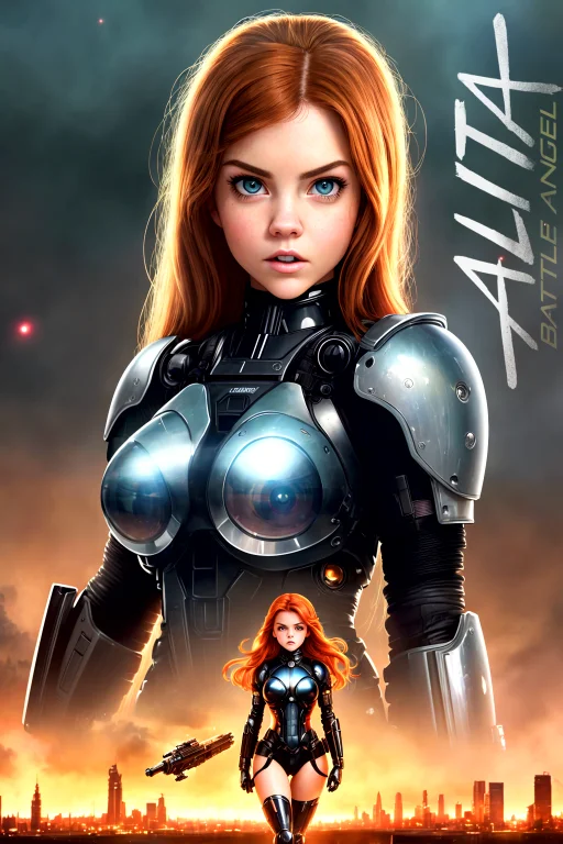 Dollienobodysd151.0 Solo Movie Poster Of Alita Battle Angle...